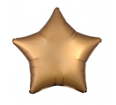 Amscan Silk Lustre Gold Star Standard Pack aged Foil Balloons