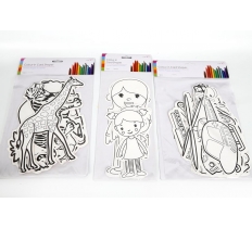 Pk12 Colour-In Card Shapes