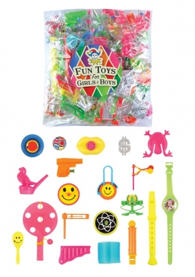 Assorted Party Bag Toys x 100 ( 9p Each )