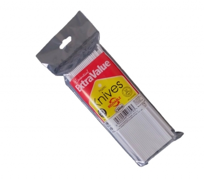 Reusable Knife White Pack Of 50