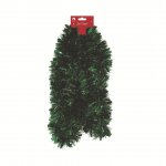 Christmas Tinsel Xmas 2m Fine Cut Dark Green