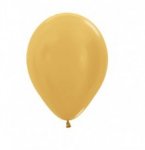 Sempertex 5" Metallic Gold Latex Balloons 50 Pack