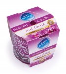 Printed Glass Candle Pink Orchid