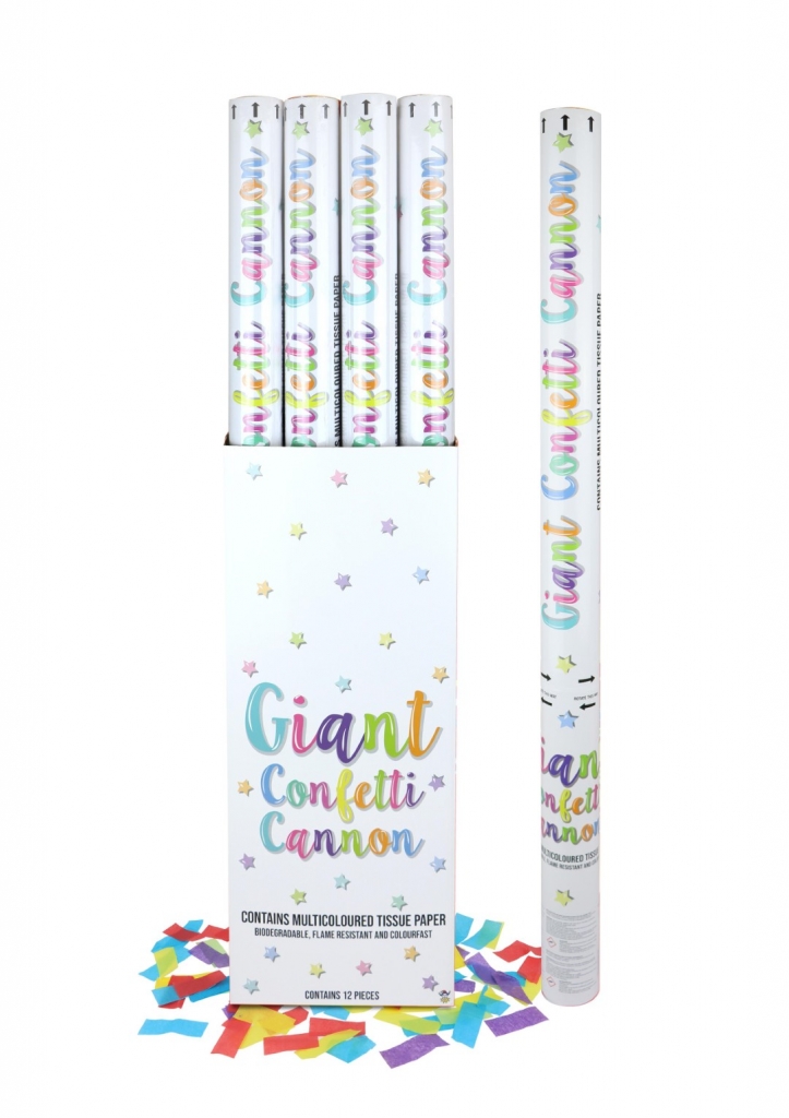 Celebration Paper Confetti Cannon (80cm) - Click Image to Close