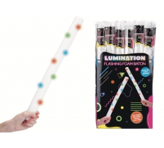 Flashing Foam 18.5" 47cm Light Up Baton With Batteries