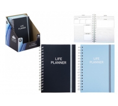 A5 Spiral Bound Life Planner 2 Colours