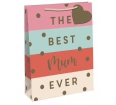 MOTHERS DAY BEST MUM LARGE BAG