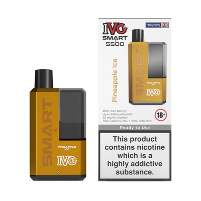 IVG Smart 5500 Pineapple Ice Disposable Vape Kit