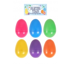 6 PACK EASTER EGG CAPSULES 8CM