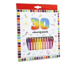 Half Length Colour Pencils 30 Pack