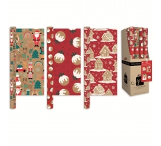Christmas 2m Gift Wrap Festive