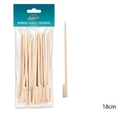 Bamboo Paddle Skewers 20Pack 18cm