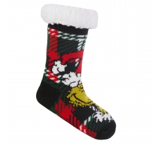 Kids Grinch Lounge Socks ( One Pair )