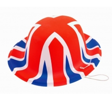 Union Jack Mini Plastic Bowler Hat