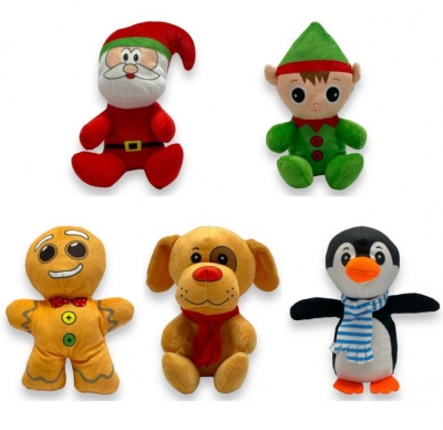 8" Plush Christmas Characters