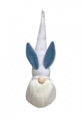 Easter 15" Gonk White Hat Blue Ears