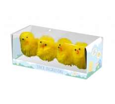 Chick Decorations 4 Pack