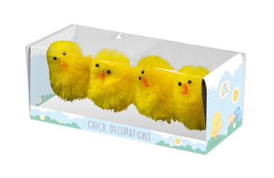Chick Decorations 4 Pack