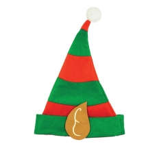 Elf Hat With Ears Adult Size 41cm X 31cm