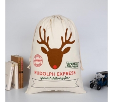 Rudolph Express Santa Sack 70cm X 50cm
