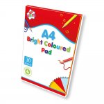 Kids Create Activity 30 Sheet A4 Coloured Activity Paper Pad