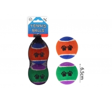 Pets Tennis Balls 6.5cm 2 Pack