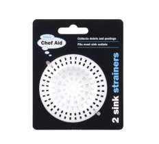 Chef Aid Plastic Sink Strainers Pack Of 2