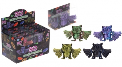 3D Printed Owl Toy 7cm