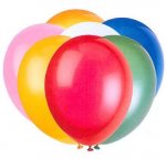 Assorted 12" Latex Balloons 10 Pack