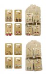 Earrings Metal Dangly ( Assorted Designs )