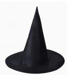 ADULT BLACK WITCHES HAT 39 X 37CM