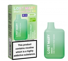 LOST MARY BM600 Prefilled Pod Kit Kiwi Passion Fruit Guava x 10P