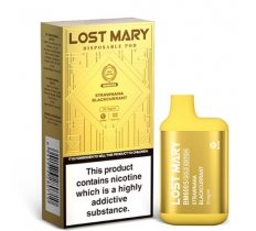 Elf Bar Lost Mary BM600S Strawnana Blackcurrant Gold Edition