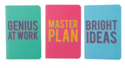 Bright Typography Notebook