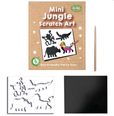 Play Jungle Mini Scratch Art 12 x 10cm