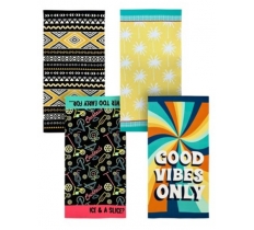 On Trend Design Printed Jumbo Beach Towels 90x180cm