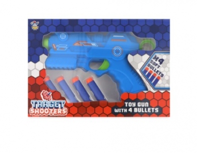 Target Shooter Foam Blaster (20cm) with 4 EVA Bullets