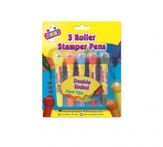 Tallon 5 Roller Stampers With Fibre Markers
