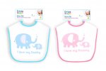 First Steps Baby Bib 30 x 20cm ( Assorted Colours )