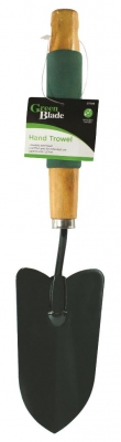 Blackspur Hand Trowel With Cushion Grip Wooden Handle