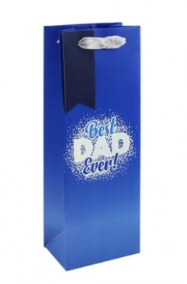 Fathers Day Best Dad Ever Sparks Bottle Bag