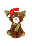 Christmas Plush Reindeer With Hat 23cm