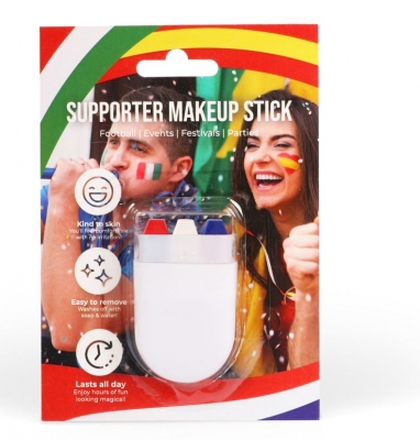 Union Jack Colour Red White & Blue Face Paint Sticks