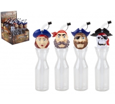 Pirate Shaped Drinking Bottle 500ml ( Assorted Colors )