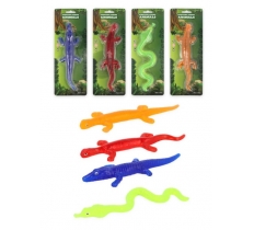 Stretchy Sticky Reptiles (19-20cm) 3 Assorted Colours
