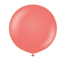Kalisan 24" Standard Coral Latex Balloons 2 Pack