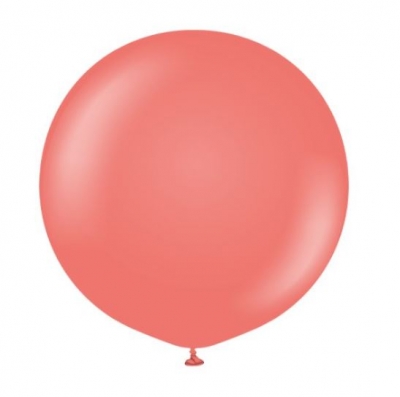 Kalisan 24" Standard Coral Latex Balloons 2 Pack