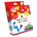 Kids Create Activity Assorted Sponges 8 Pack