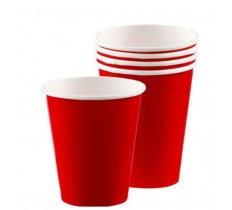 266ml Apple Red Cups