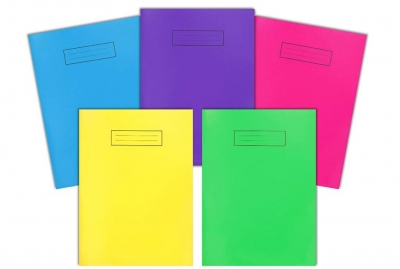 Silvine A4 Polyprop Exercise Book Lined 80 Pages X 10 Pack